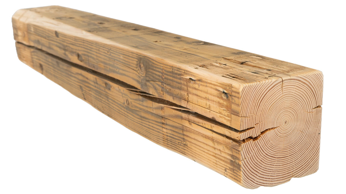 Reclaimed Wood Fireplace Mantel - Dakota Timber Co - Fireplace Mantels