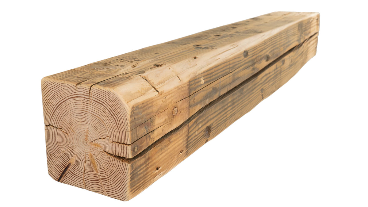 Reclaimed Wood Fireplace Mantel - Dakota Timber Co - Fireplace Mantels