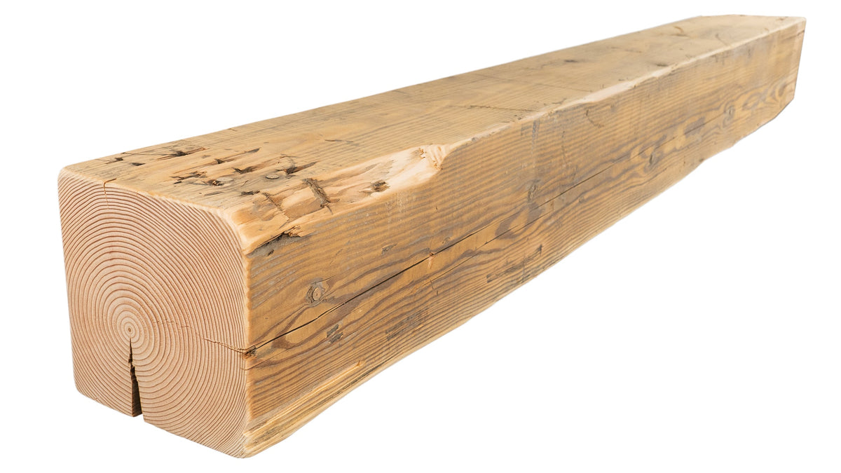 Reclaimed Wood Fireplace Mantel - Dakota Timber Co - Fireplace Mantels