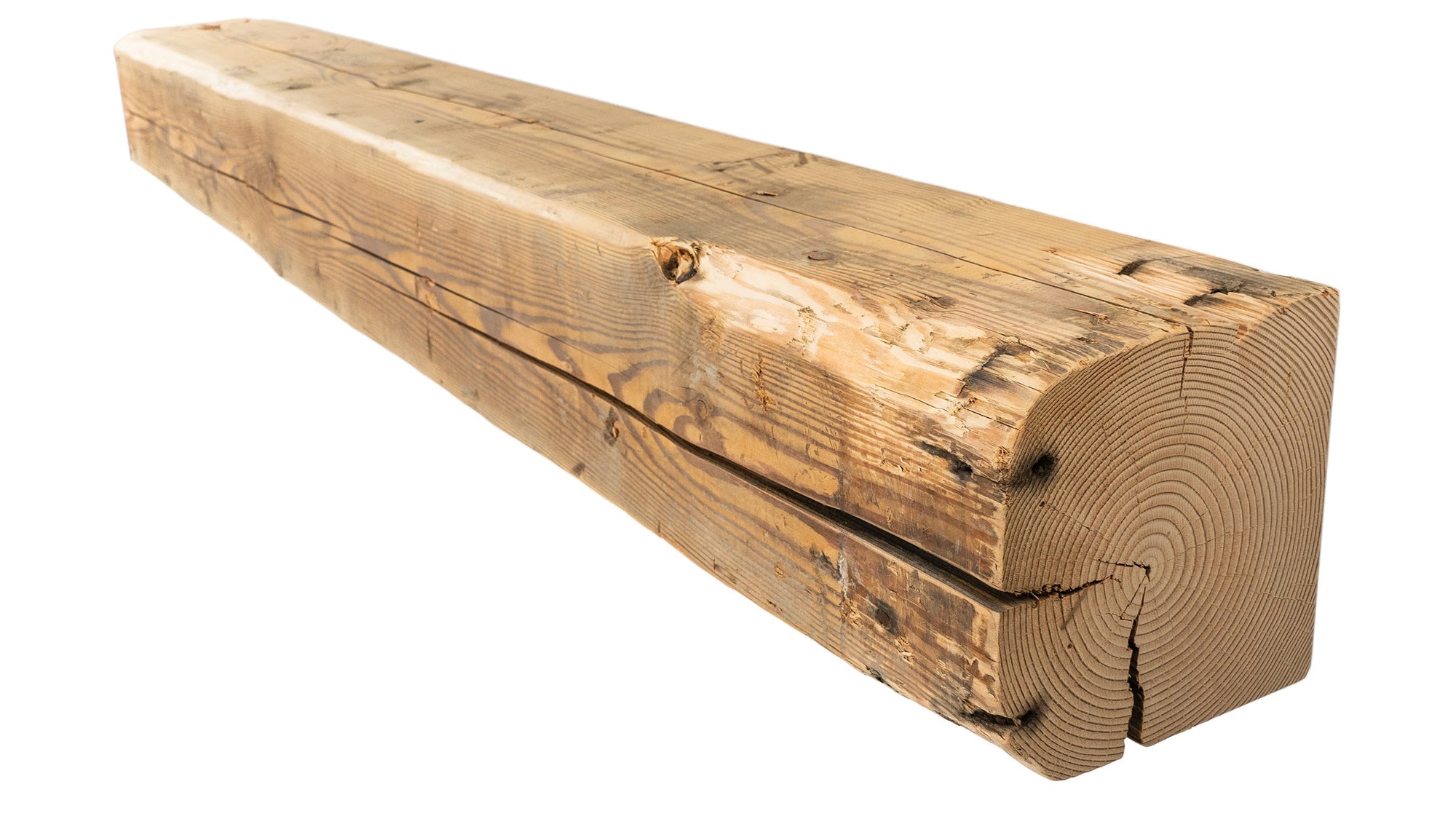 Reclaimed Wood Fireplace Mantel - Dakota Timber Co - Fireplace Mantels