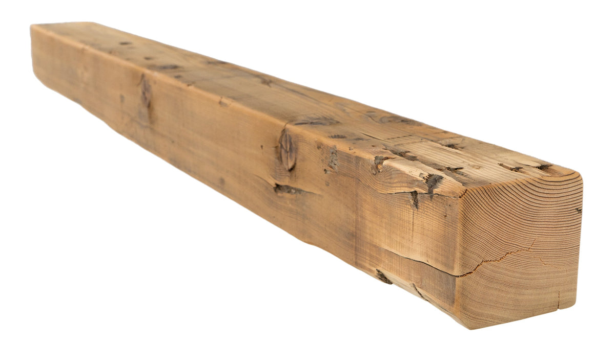 Reclaimed Wood Fireplace Mantel - Dakota Timber Co - Fireplace Mantels