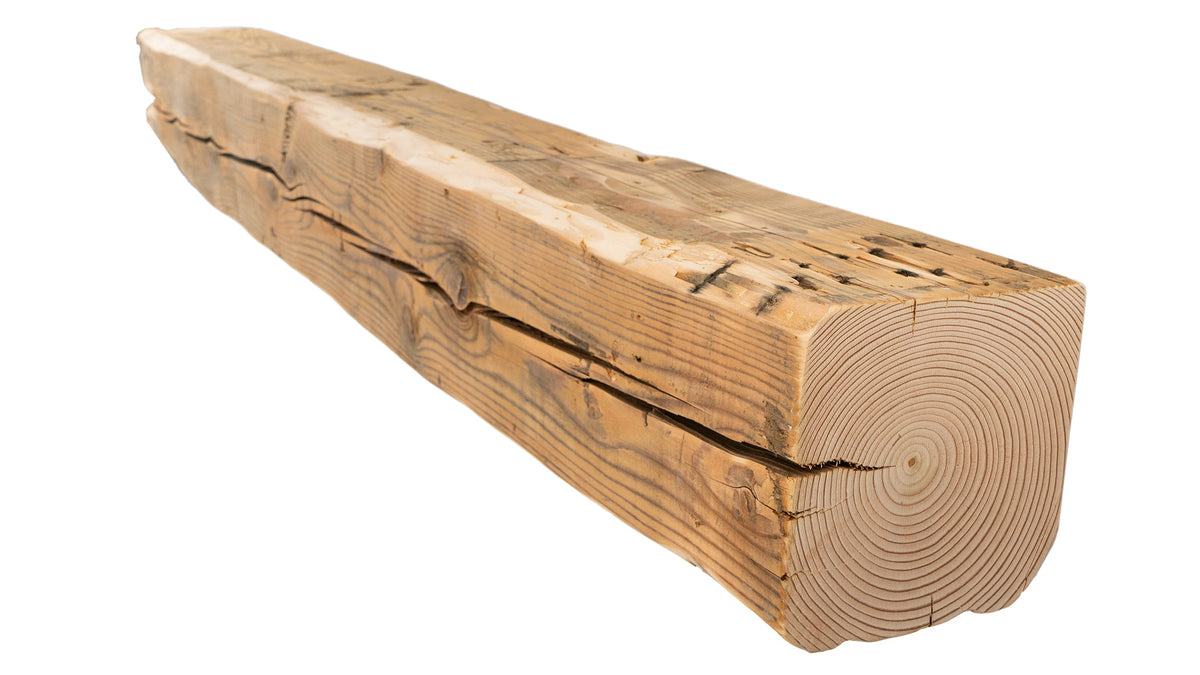Reclaimed Wood Fireplace Mantel - Dakota Timber Co - Fireplace Mantels