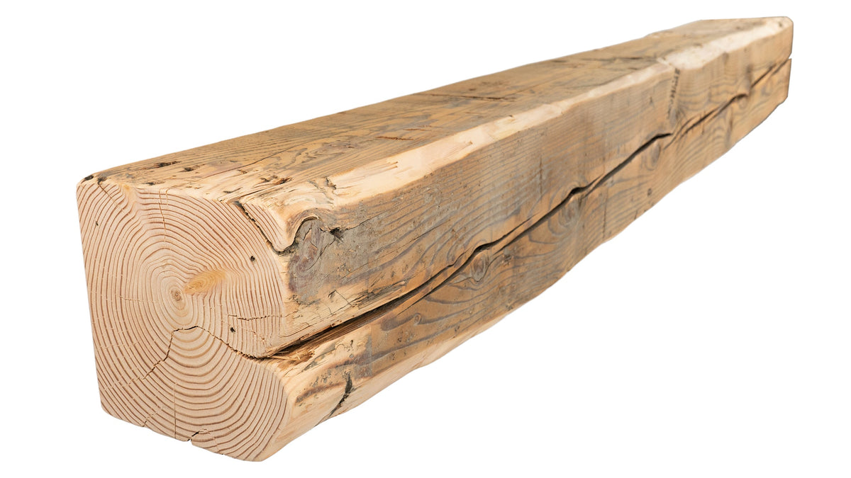 Reclaimed Wood Fireplace Mantel - Dakota Timber Co - Fireplace Mantels