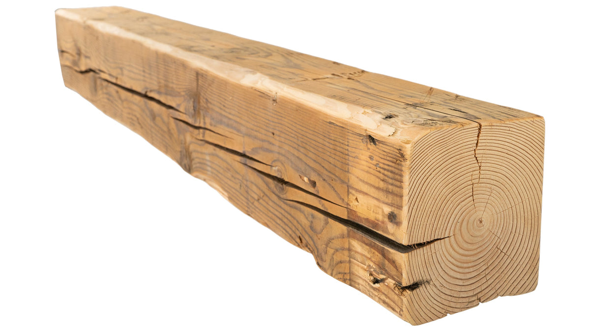 Reclaimed Wood Fireplace Mantel - Dakota Timber Co - Fireplace Mantels