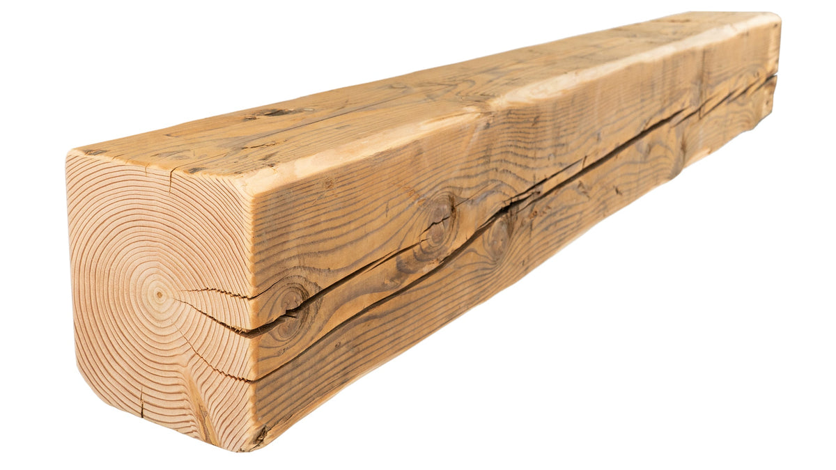 Reclaimed Wood Fireplace Mantel - Dakota Timber Co - Fireplace Mantels