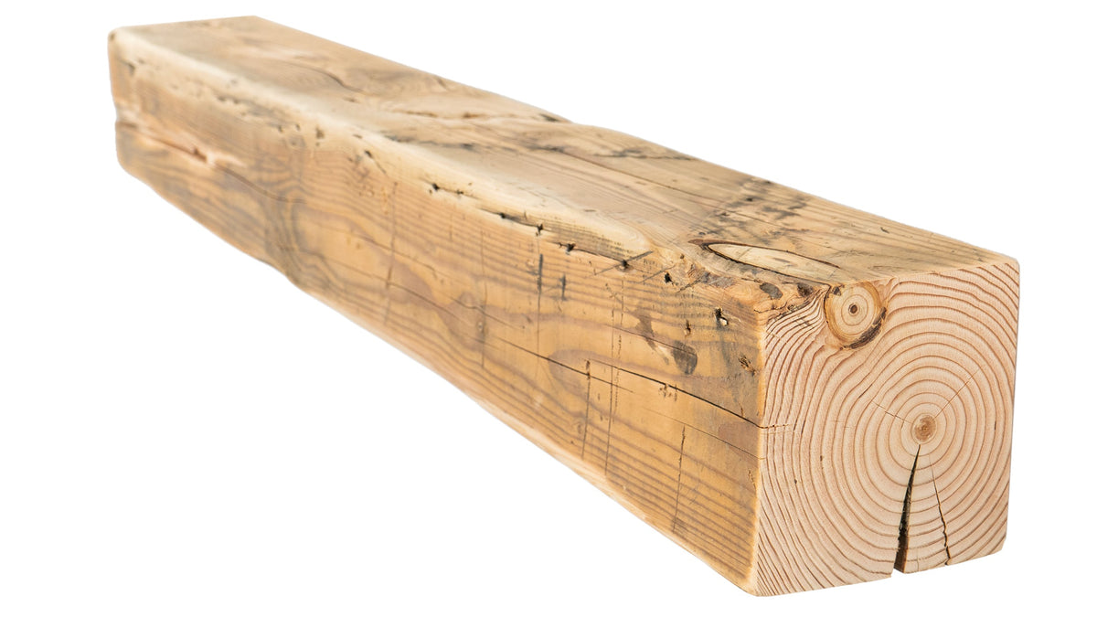 Reclaimed Wood Fireplace Mantel - Dakota Timber Co - Fireplace Mantels