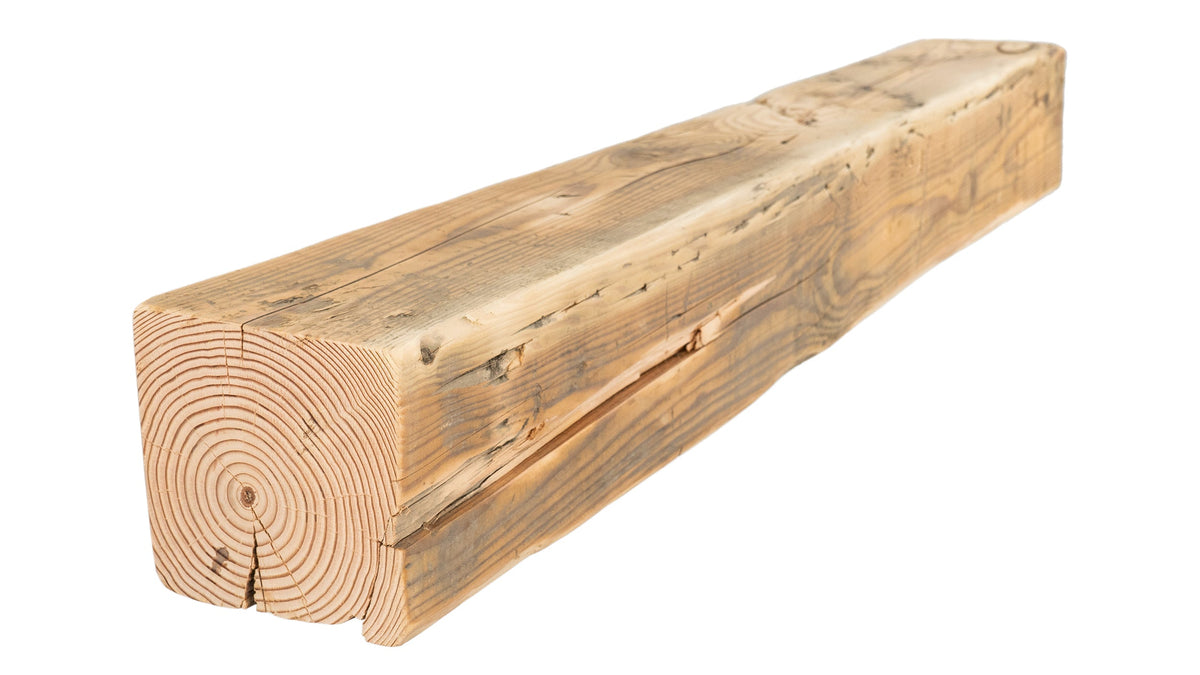 Reclaimed Wood Fireplace Mantel - Dakota Timber Co - Fireplace Mantels
