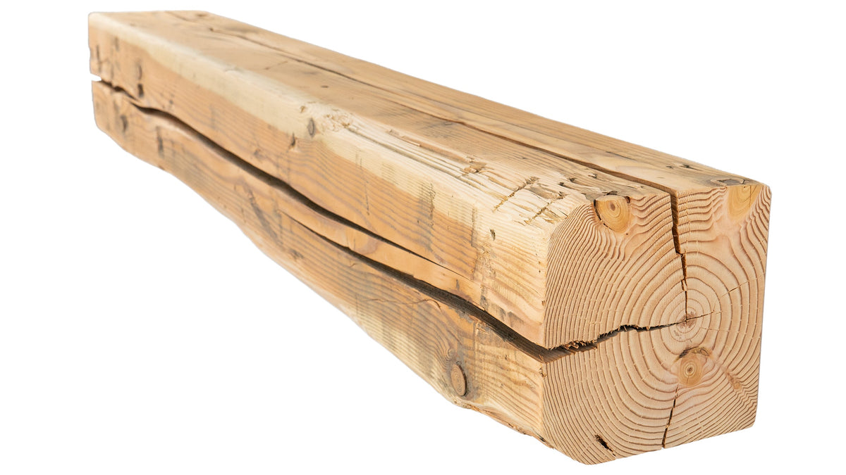 Reclaimed Wood Fireplace Mantel - Dakota Timber Co - Fireplace Mantels