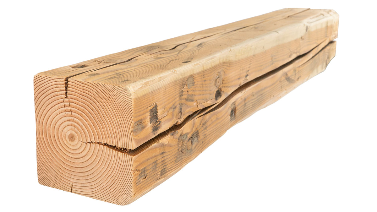 Reclaimed Wood Fireplace Mantel - Dakota Timber Co - Fireplace Mantels