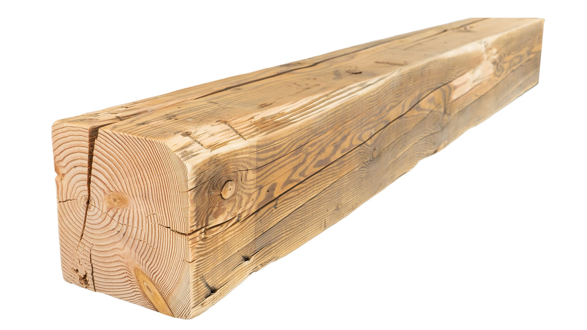 Reclaimed Wood Fireplace Mantel - Dakota Timber Co - Fireplace Mantels