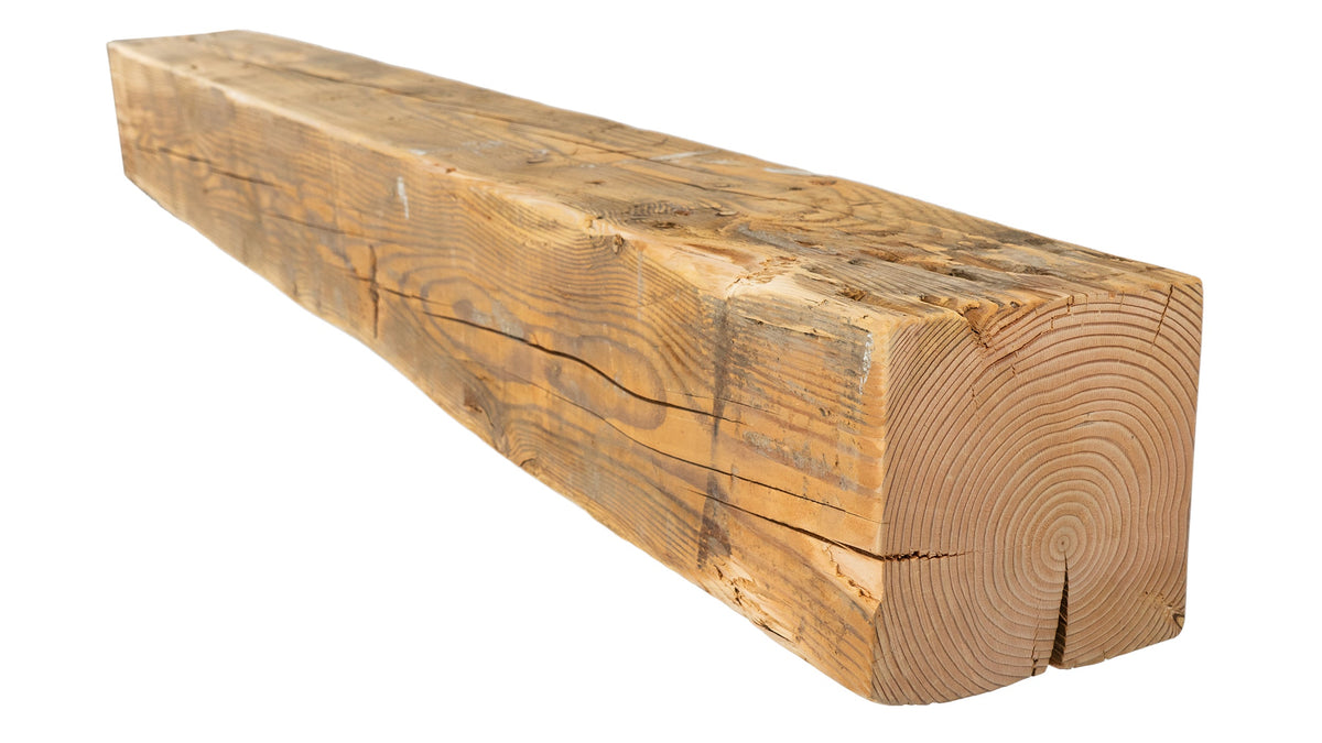 Reclaimed Wood Fireplace Mantel - Dakota Timber Co - Fireplace Mantels