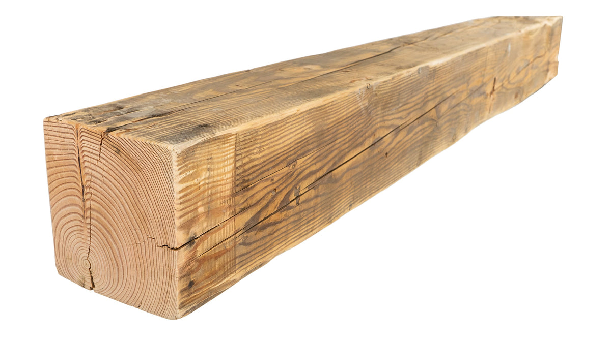 Reclaimed Wood Fireplace Mantel - Dakota Timber Co - Fireplace Mantels