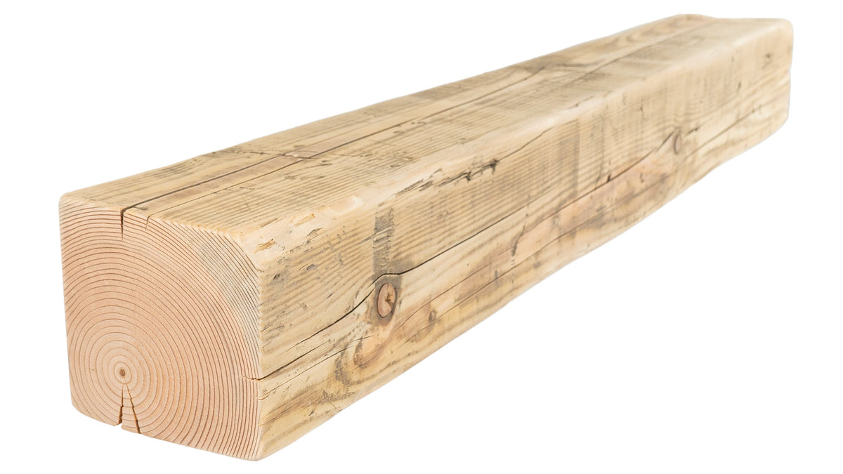 Reclaimed Wood Fireplace Mantel - Dakota Timber Co - Fireplace Mantels