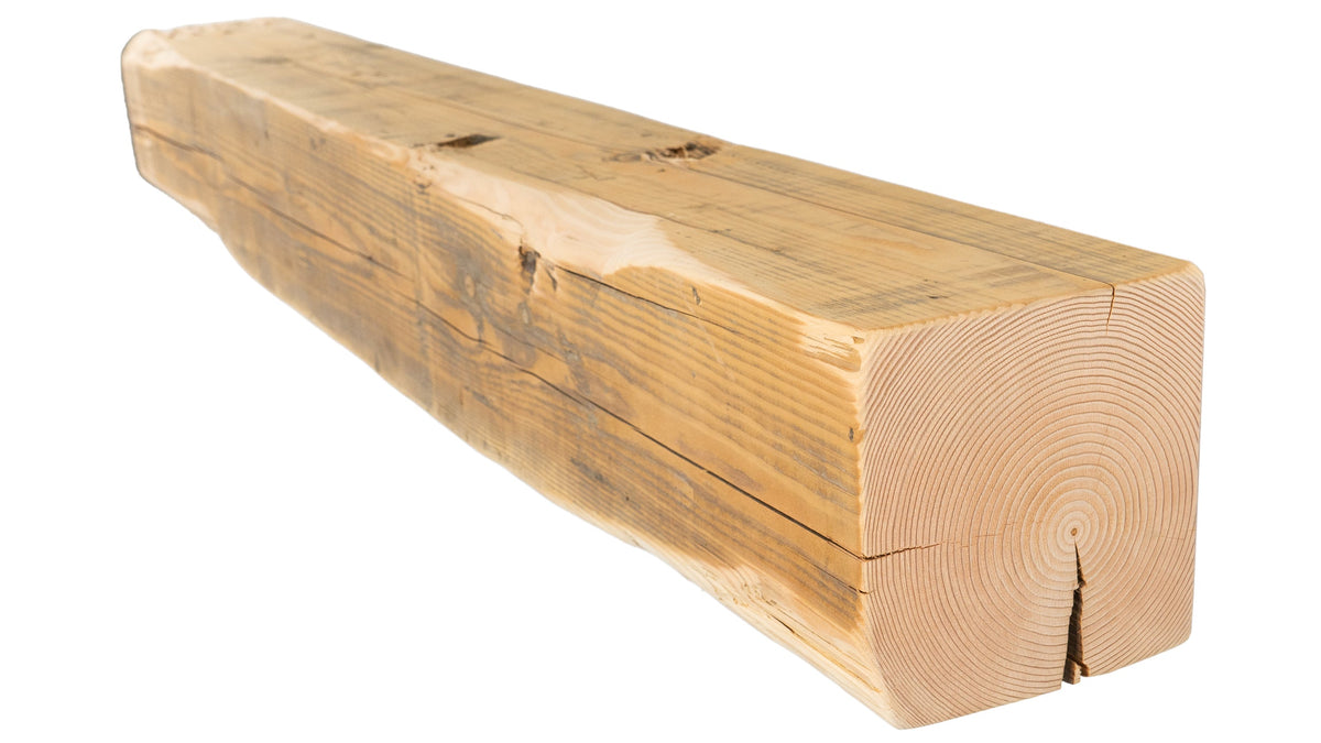 Reclaimed Wood Fireplace Mantel - Dakota Timber Co - Fireplace Mantels