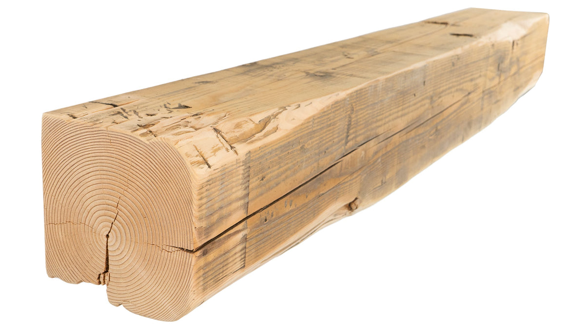 Reclaimed Wood Fireplace Mantel - Dakota Timber Co - Fireplace Mantels