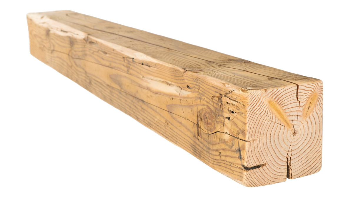 Reclaimed Wood Fireplace Mantel - Dakota Timber Co - Fireplace Mantels