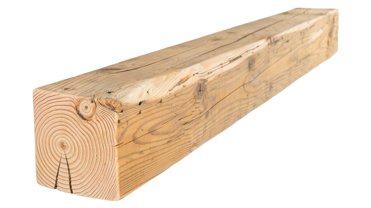 Reclaimed Wood Fireplace Mantel - Dakota Timber Co - Fireplace Mantels