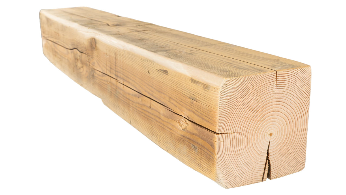 Reclaimed Wood Fireplace Mantel - Dakota Timber Co - Fireplace Mantels