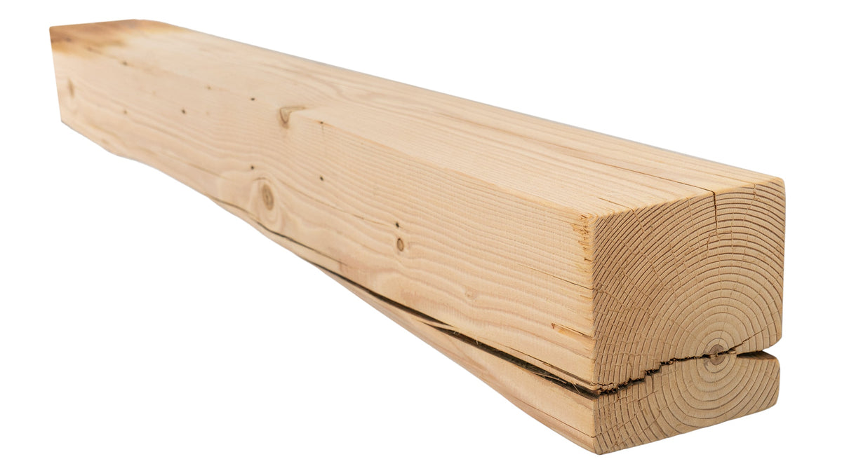 Reclaimed Wood Fireplace Mantel - Dakota Timber Co - Fireplace Mantels