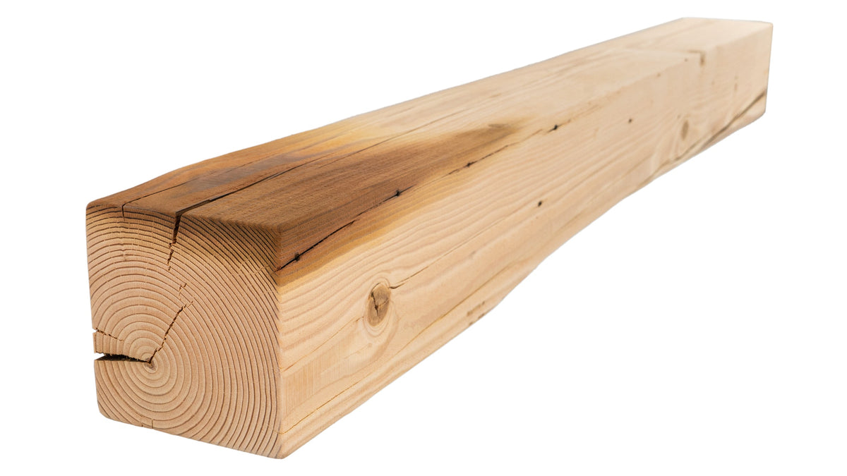 Reclaimed Wood Fireplace Mantel - Dakota Timber Co - Fireplace Mantels