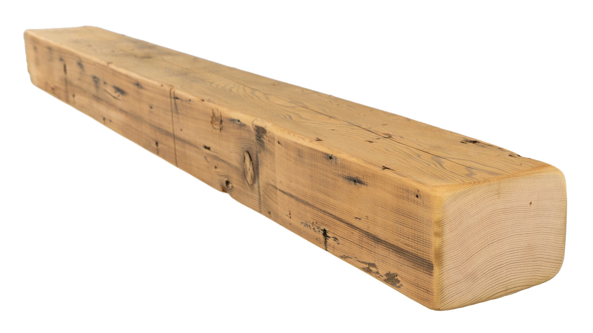 Reclaimed Wood Fireplace Mantel - Dakota Timber Co - Fireplace Mantels
