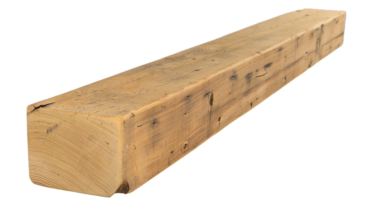 Reclaimed Wood Fireplace Mantel - Dakota Timber Co - Fireplace Mantels