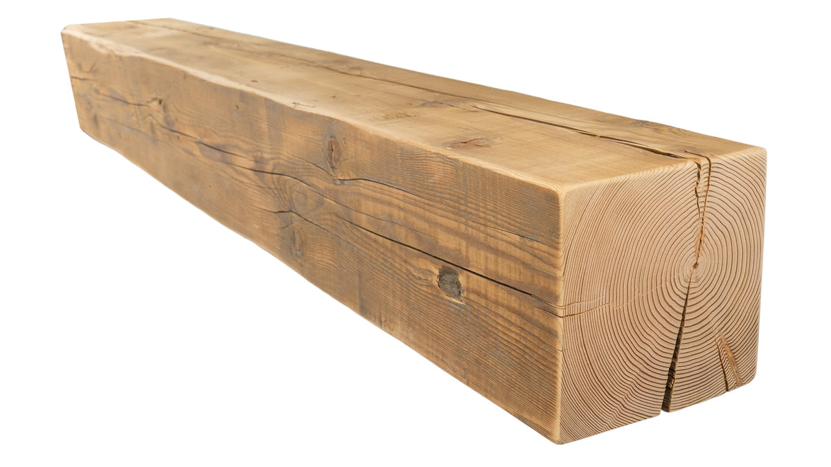 Reclaimed Wood Fireplace Mantel - Dakota Timber Co - Fireplace Mantels