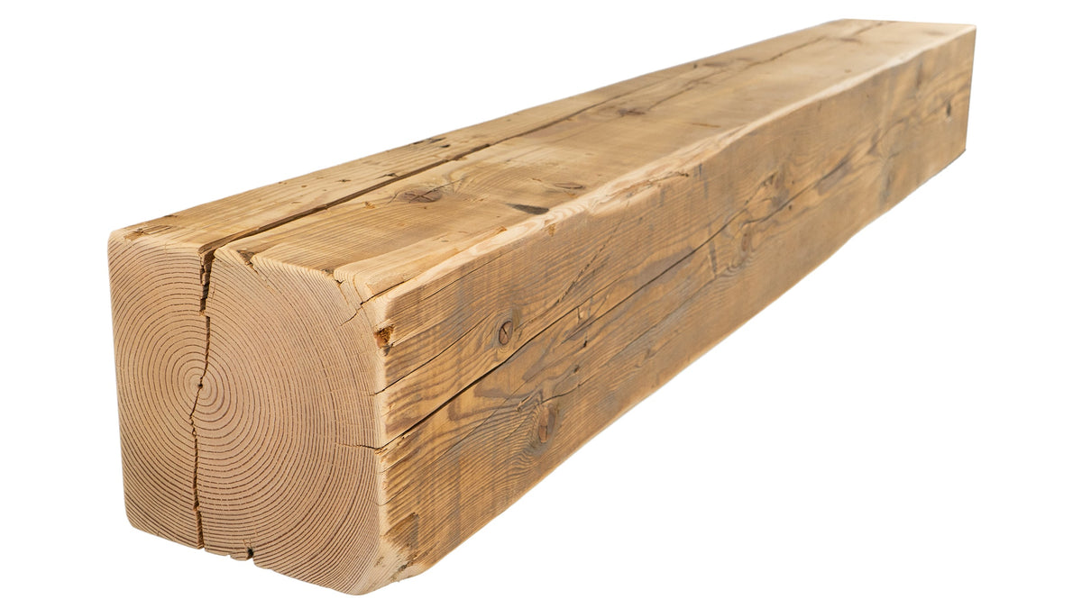 Reclaimed Wood Fireplace Mantel - Dakota Timber Co - Fireplace Mantels