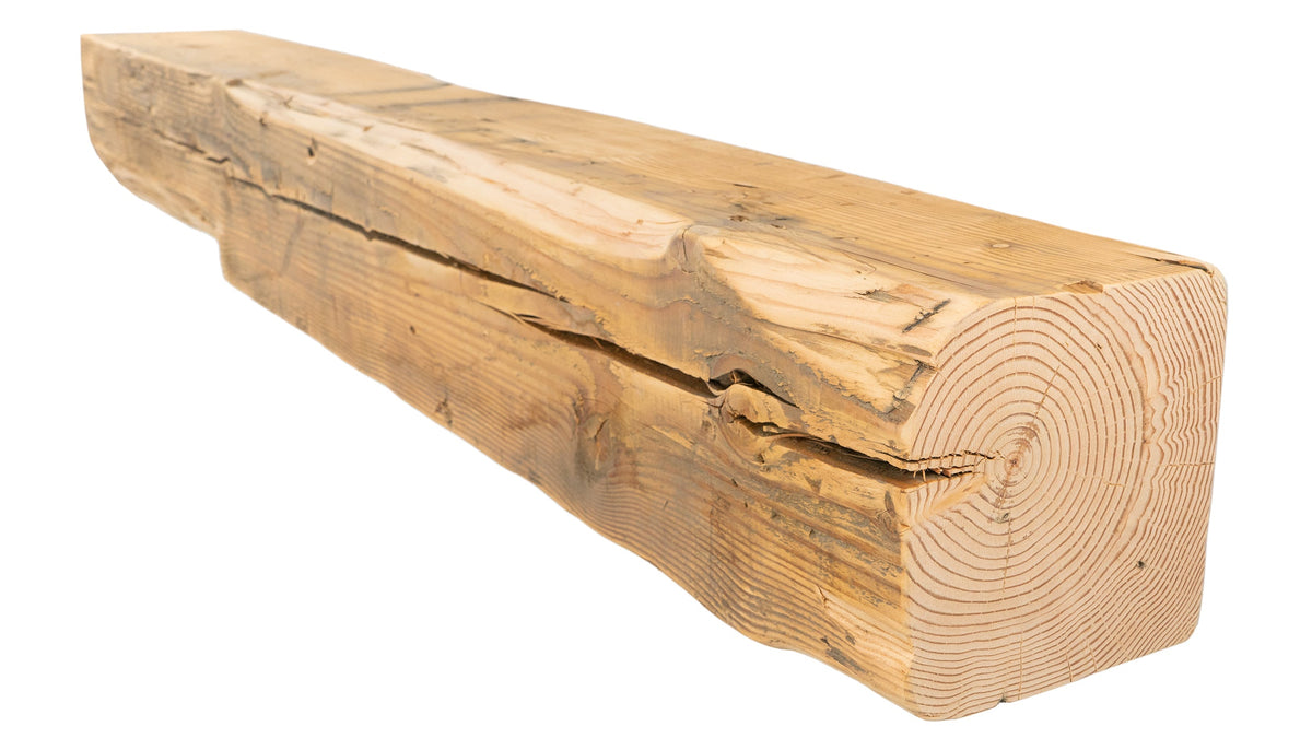 Reclaimed Wood Fireplace Mantel - Dakota Timber Co - Fireplace Mantels