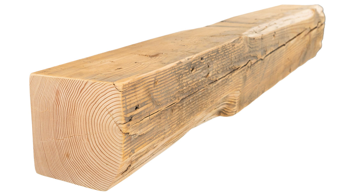 Reclaimed Wood Fireplace Mantel - Dakota Timber Co - Fireplace Mantels