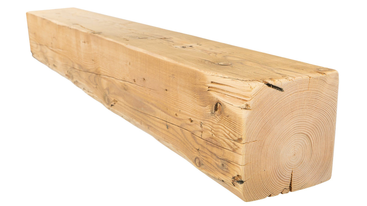 Reclaimed Wood Fireplace Mantel - Dakota Timber Co - Fireplace Mantels