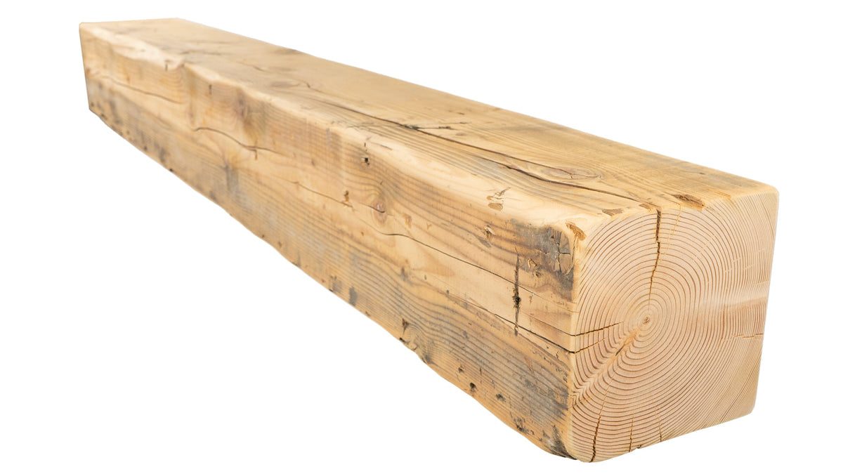 Reclaimed Wood Fireplace Mantel - Dakota Timber Co - Fireplace Mantels