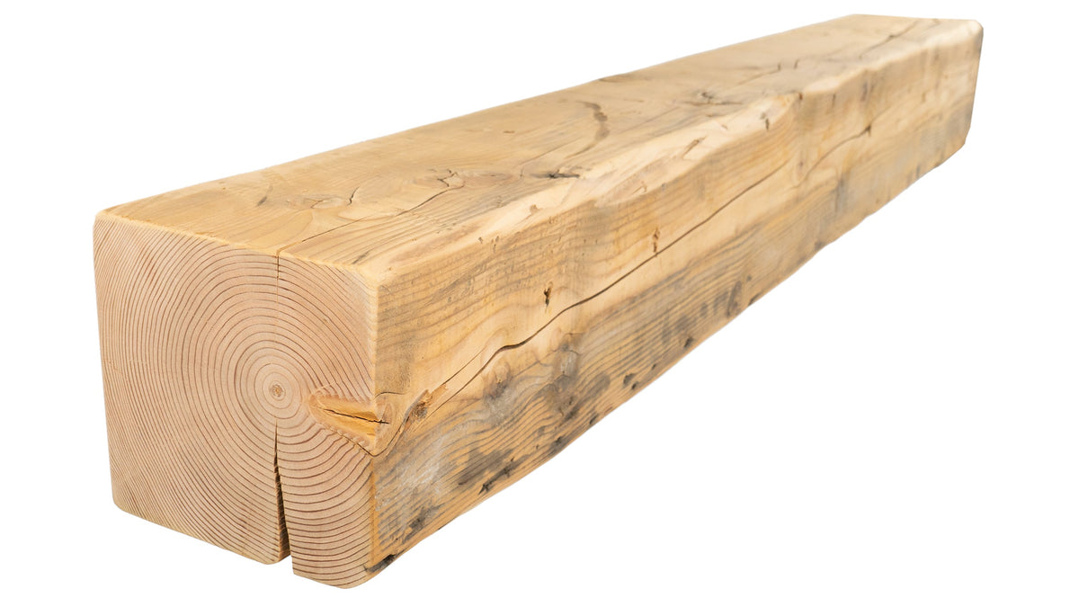 Reclaimed Wood Fireplace Mantel - Dakota Timber Co - Fireplace Mantels
