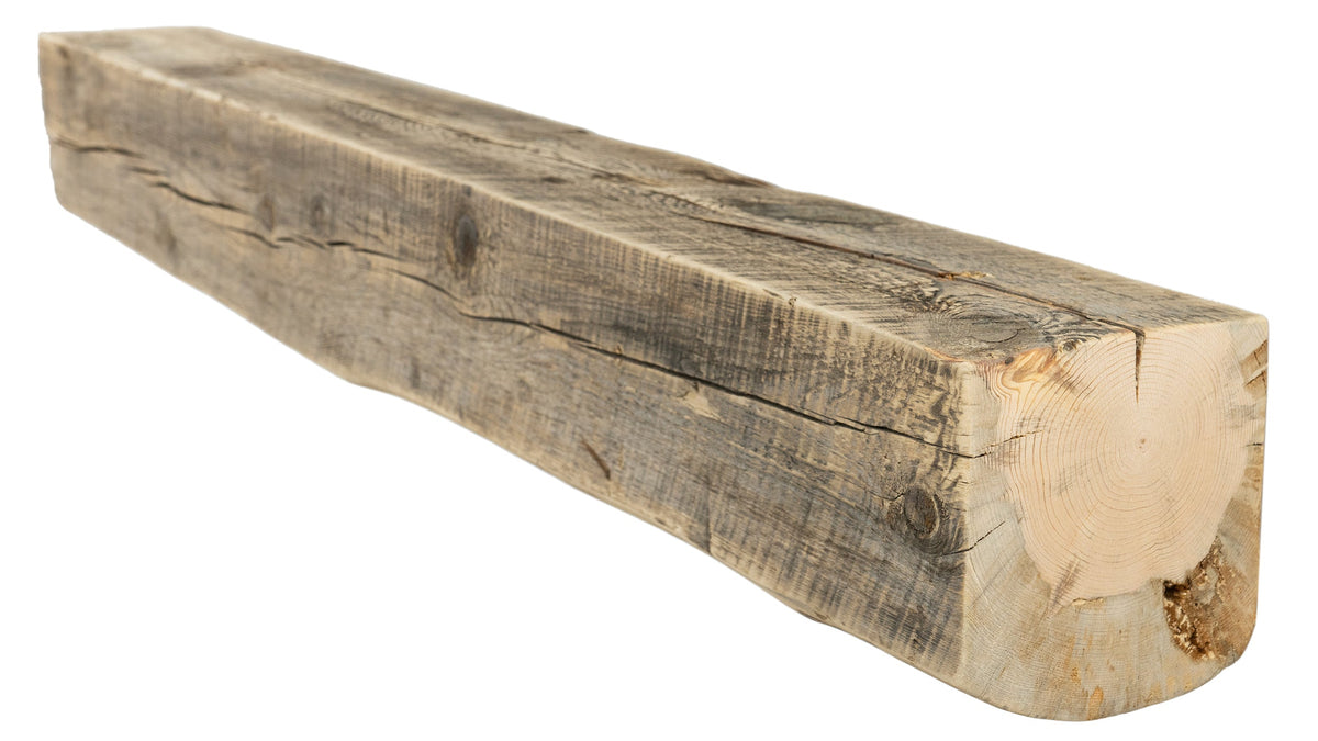 Reclaimed Wood Fireplace Mantel - Dakota Timber Co - Fireplace Mantels