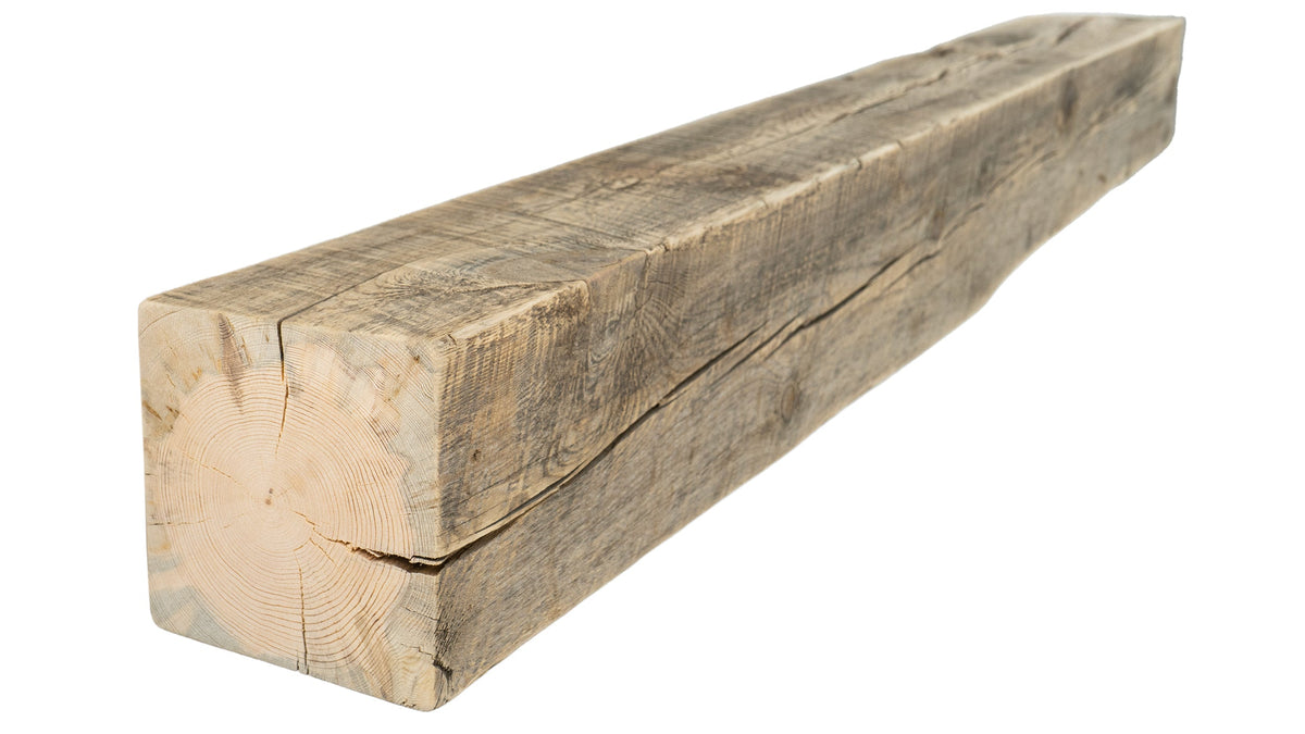 Reclaimed Wood Fireplace Mantel - Dakota Timber Co - Fireplace Mantels