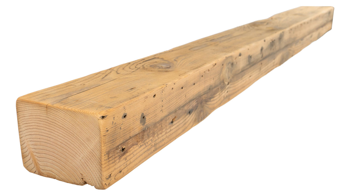 Reclaimed Wood Fireplace Mantel - Dakota Timber Co - Fireplace Mantels