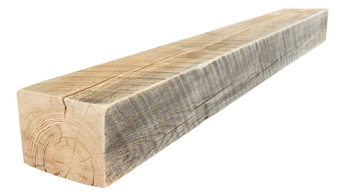 Reclaimed Wood Fireplace Mantel - Dakota Timber Co - Fireplace Mantels
