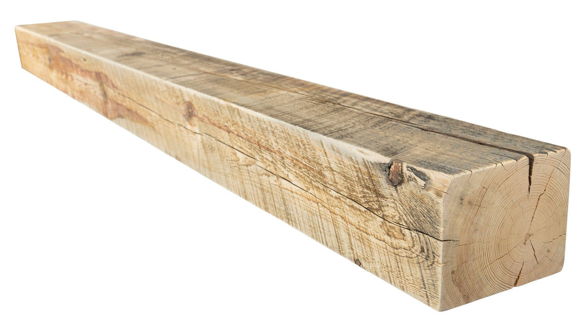 Reclaimed Wood Fireplace Mantel - Dakota Timber Co - Fireplace Mantels