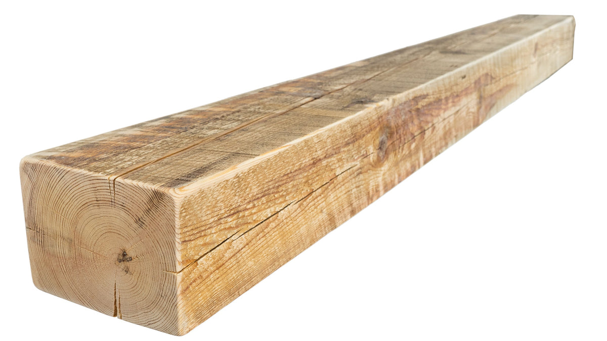 Reclaimed Wood Fireplace Mantel - Dakota Timber Co - Fireplace Mantels