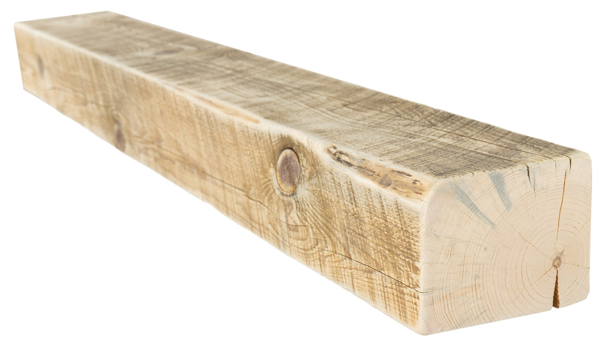 Reclaimed Wood Fireplace Mantel - Dakota Timber Co - Fireplace Mantels