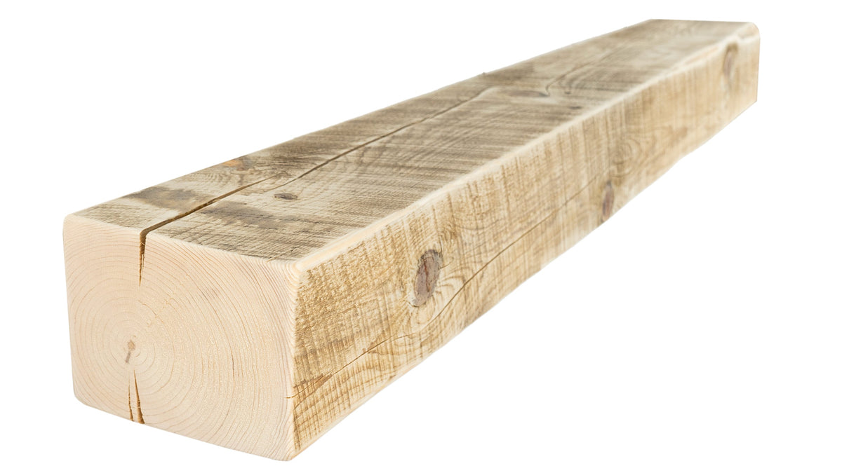 Reclaimed Wood Fireplace Mantel - Dakota Timber Co - Fireplace Mantels