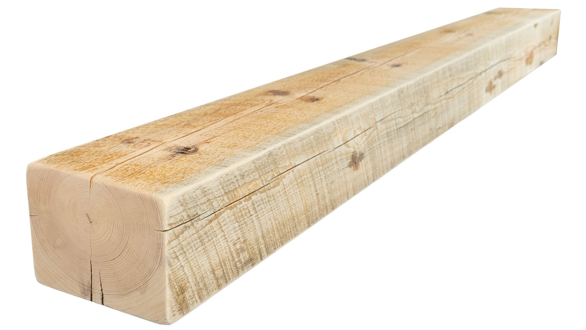 Reclaimed Wood Fireplace Mantel - Dakota Timber Co - Fireplace Mantels