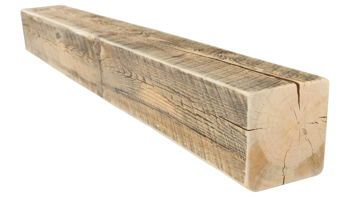 Reclaimed Wood Fireplace Mantel - Dakota Timber Co - Fireplace Mantels