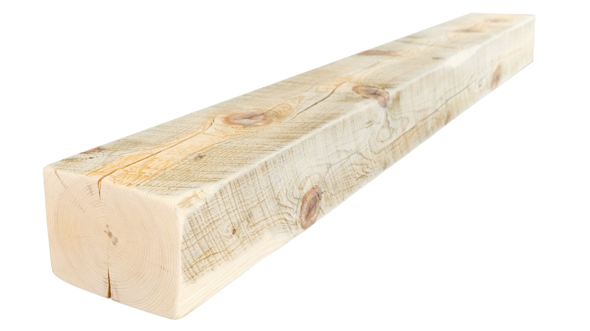 Reclaimed Wood Fireplace Mantel - Dakota Timber Co - Fireplace Mantels