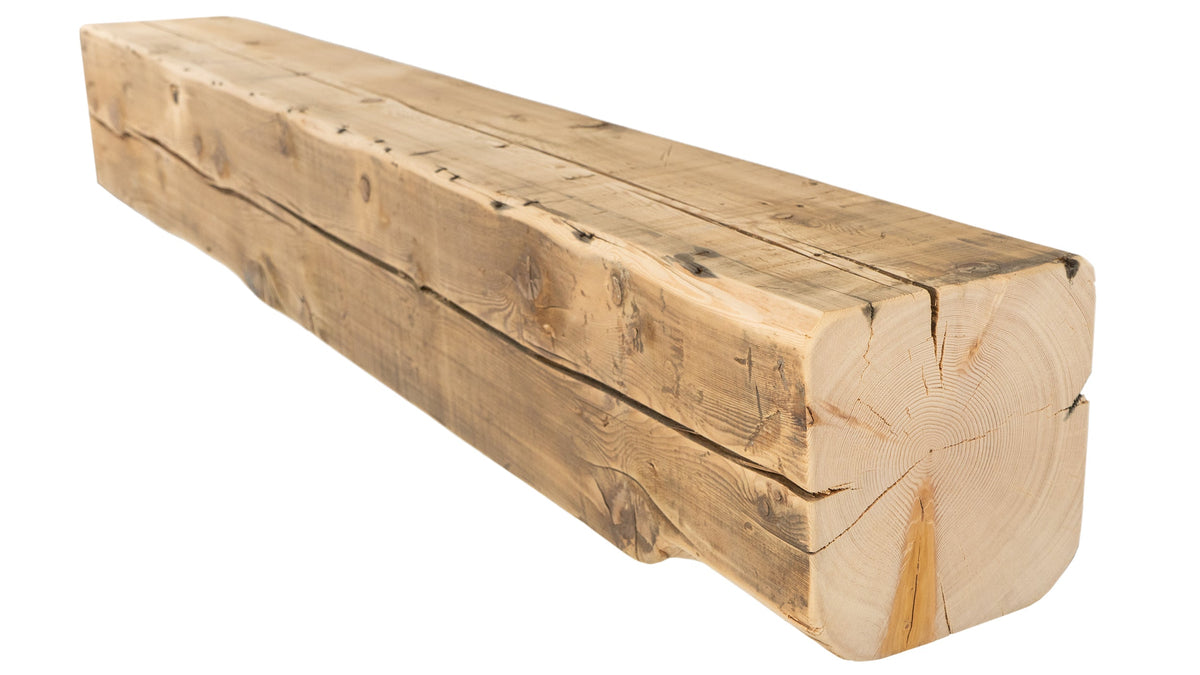 Reclaimed Wood Fireplace Mantel - Dakota Timber Co - Fireplace Mantels