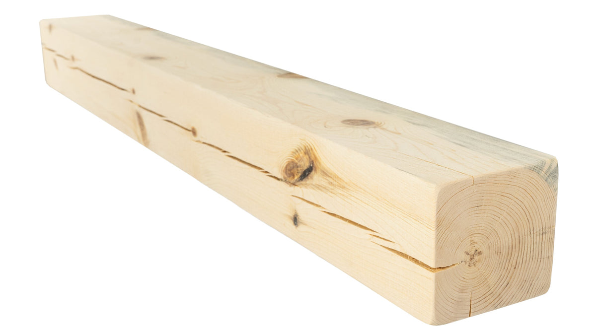 Reclaimed Wood Fireplace Mantel - Dakota Timber Co - Fireplace Mantels