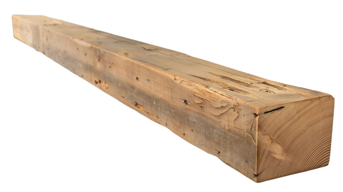Reclaimed Wood Fireplace Mantel - Dakota Timber Co - Fireplace Mantels