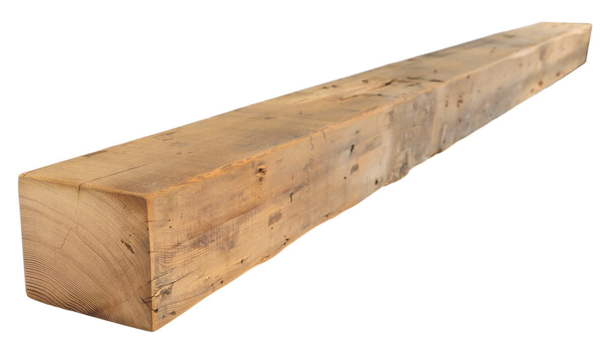 Reclaimed Wood Fireplace Mantel - Dakota Timber Co - Fireplace Mantels