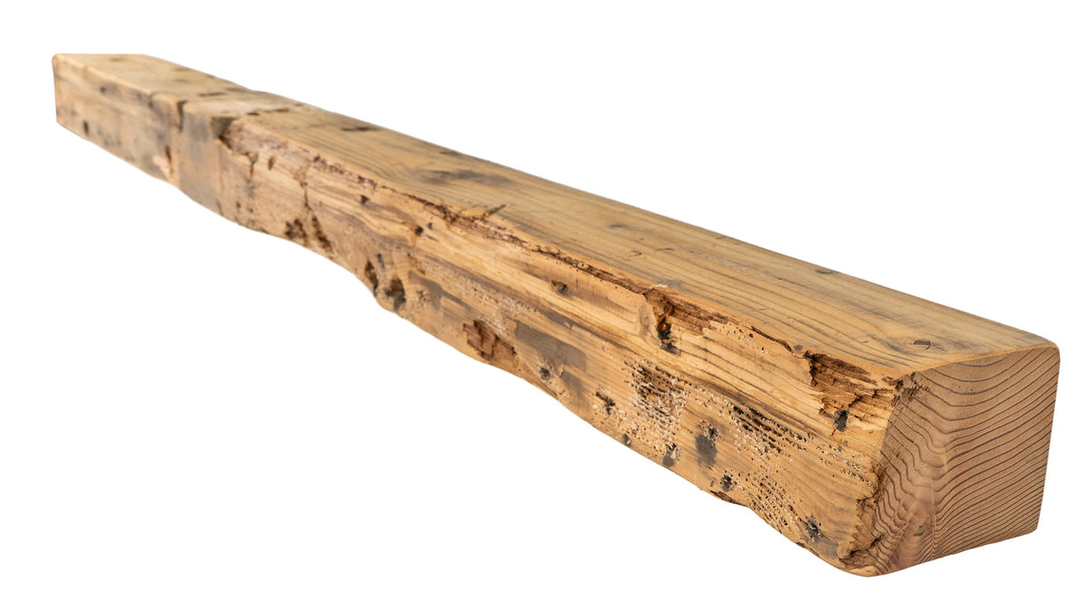 Reclaimed Wood Fireplace Mantel - Dakota Timber Co - Fireplace Mantels