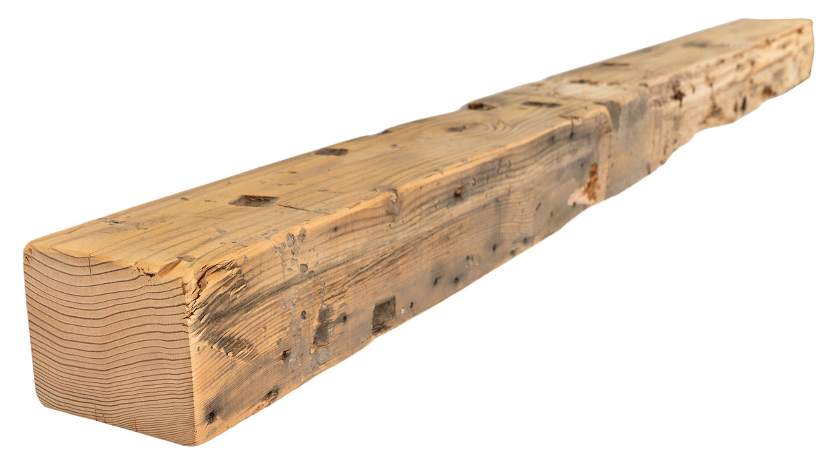 Reclaimed Wood Fireplace Mantel - Dakota Timber Co - Fireplace Mantels